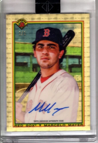 2022 Transcendent Auto MARCELO MAYER 1990 Bowman 1/1 SUPERFRACTOR AUTOGRAPH