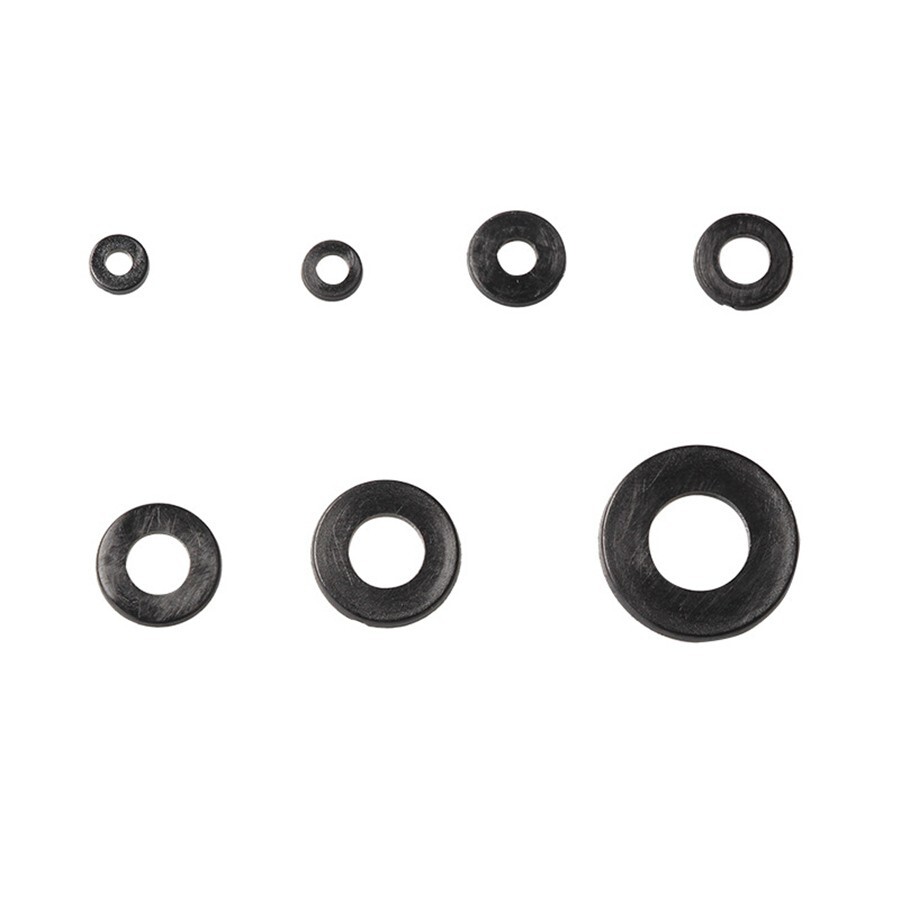 364x M2M8 Nylon ORing Flat Gasket Washer For Car Marine Electrical