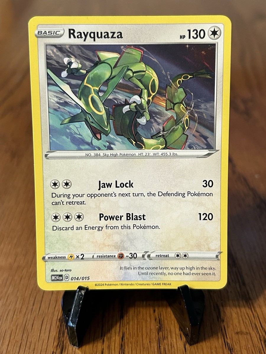 Pokemon Card - Rayquaza 2025 McDonald's Dragon Discovery 014/015