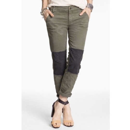 Olive Green Twill Pants 