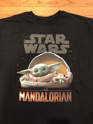 Disney Parks Star Wars The Mandalorian Child Baby Yoda T-Shirt