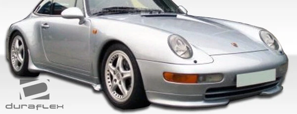 For 1995-1998 911 Carrera 993 C2 C4 Targa Duraflex RS Look Front Add Ons Spat Bu Foto 2 de 4