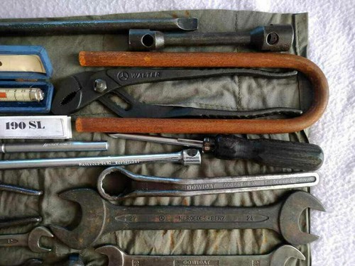 Kit attrezzi di bordo Mercedes Benz 190 sl pontone w136 w105 220 Adenauer - Foto 12 di 13