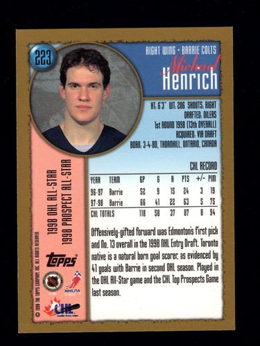 1998-99 Topps Base Hockey Cards You Pick From The List - Picture 371 of 391