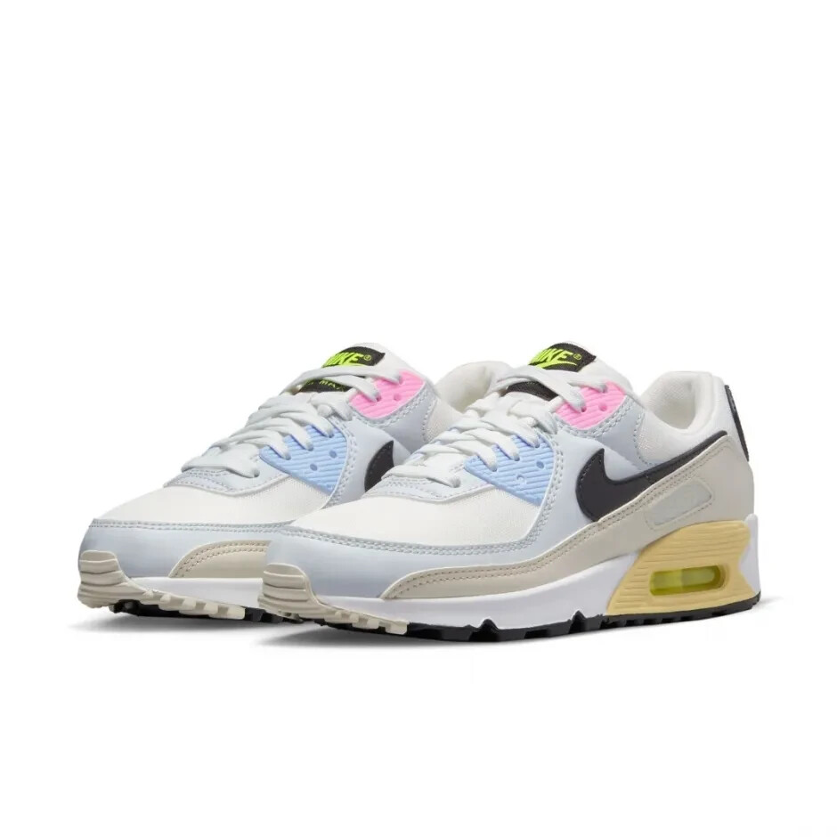 Nike Air Max 90 Low Multi-Color Pastel Sneakers Size UK DQ0374