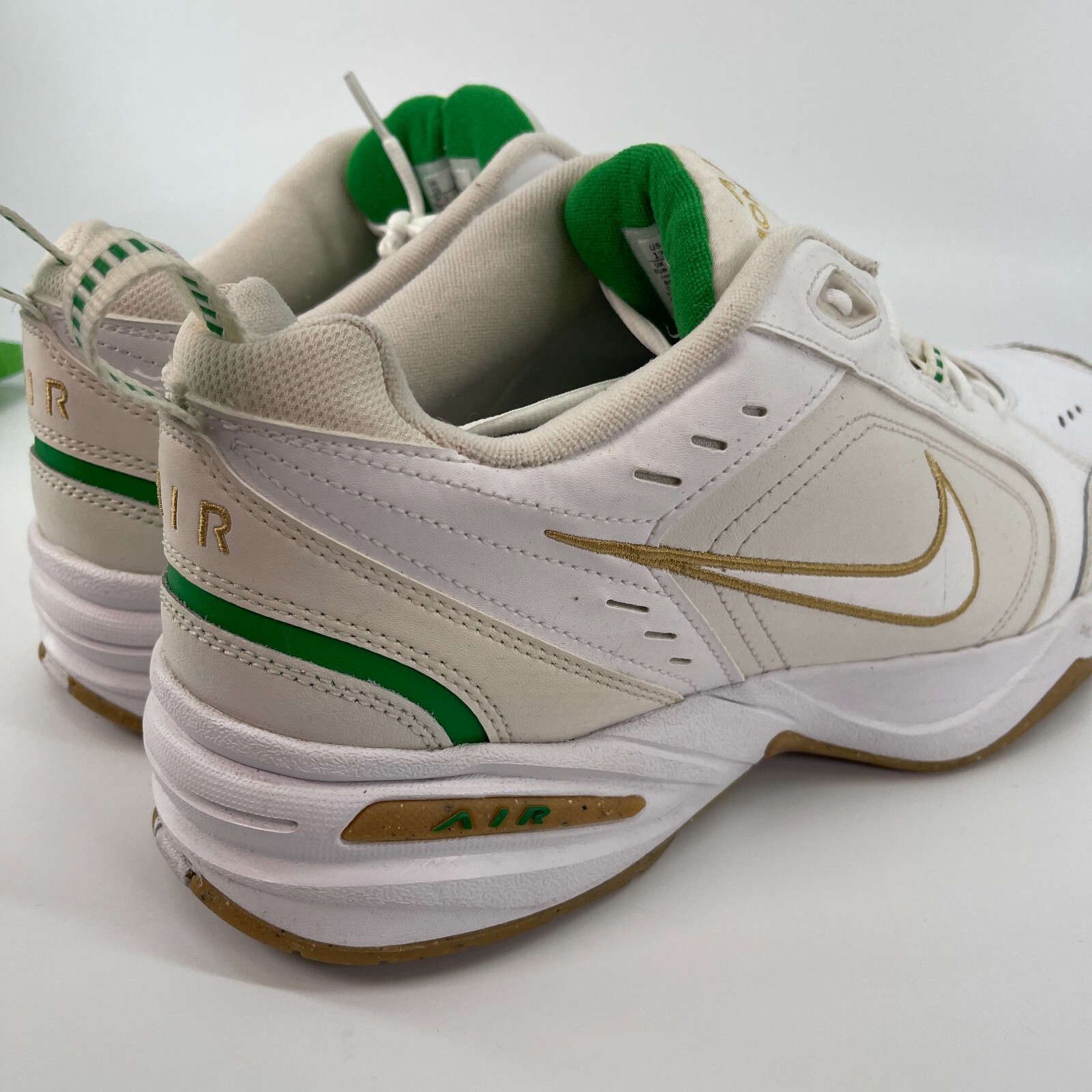 Nike Air Monarch IV White Lucky Green 