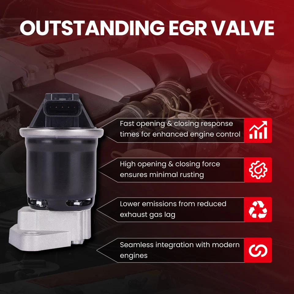 EGR Valve for 10-14 Honda Insight 1.3L 12-15 Honda Civic 14-20 Honda Fit 1.5L - Image 3 of 4