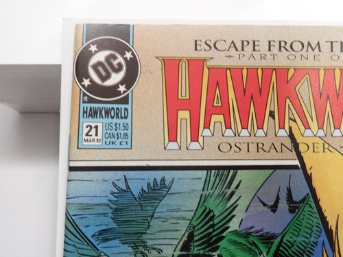 Hawkworld #21-22 1992 DC Comics All Signed by John Ostrander Near Mint Condition - Picture 4 of 19