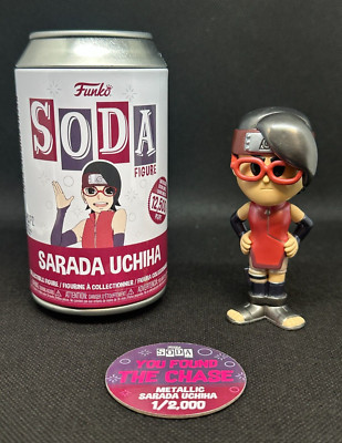 Funko Soda Sarada Uchiha Boruto Naruto Next Generation Metallic CHASE /2000