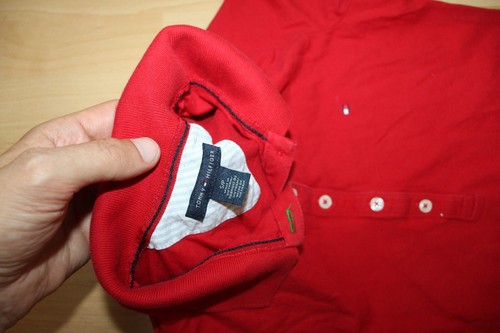 TOMMY HILFIGER SEÑORA POLO SHIRT CAMISETA CAMISA MANGA CORTA 2013 T. S ROJO - Imagen 4 de 4