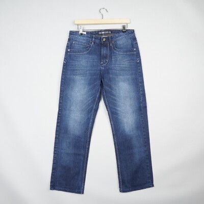 Dickies Jeans Herren W31 L30 Blau Denim Straight Leg Regular Cut Workwear Utility