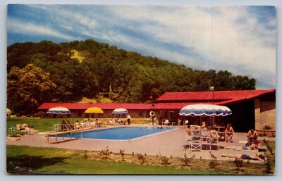 1960s postcard RANCHO RAFAEL MOTEL IGNACIO MARIN CO CALIFORNIA W/POOL