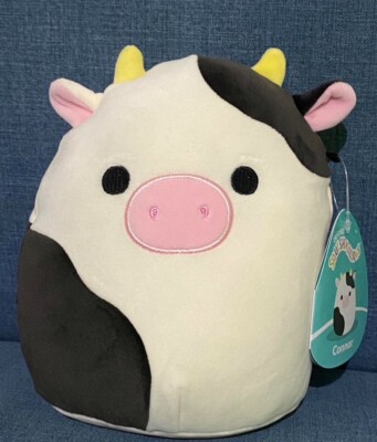 Brandneu mit Etikett Kuh Squishmallow Connor Squishmallow Kuh Stofftier 7 Zoll|18 cm Welle 1