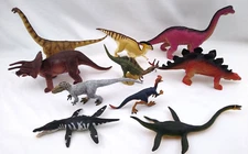 Dinosaur Figures Safari Ltd Jaru CollectA Battat Prehistoric Realistic Lot of 10
