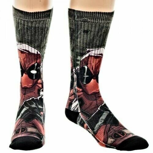 Socks Marvel - Deadpool Cash Money Sublimated Crew Socks