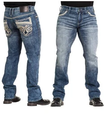 Affliction Men's Denim Jean Ace Seaman