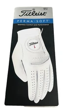 Titleist Perma Soft Leather White Golf Glove Size Men XX-LG 2021