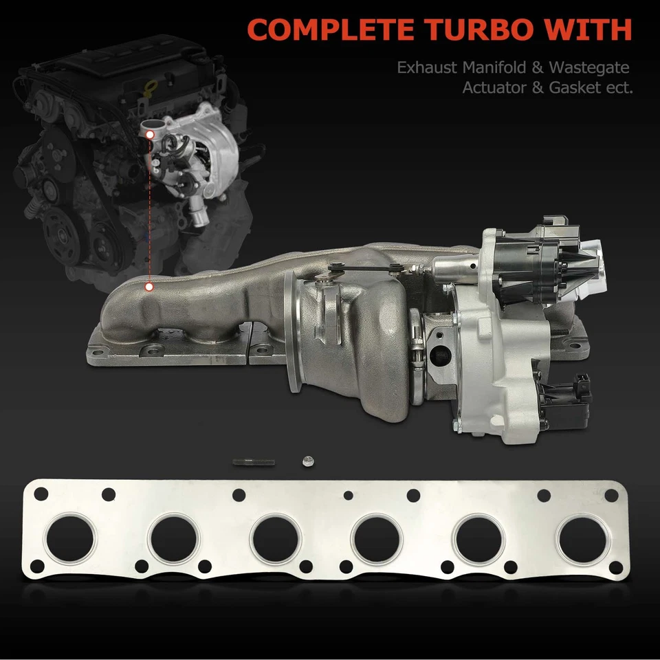 Turbocompresor para BMW 335i GT xDrive 435i Gran Coupé 535i GT 640i X4 X5 X6 Foto 2 de 4