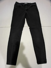 Jessica Simpson Jeans Girls 6/28 Black High Rise Skinny