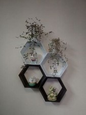 Hexagon Shelf White - 1 pc