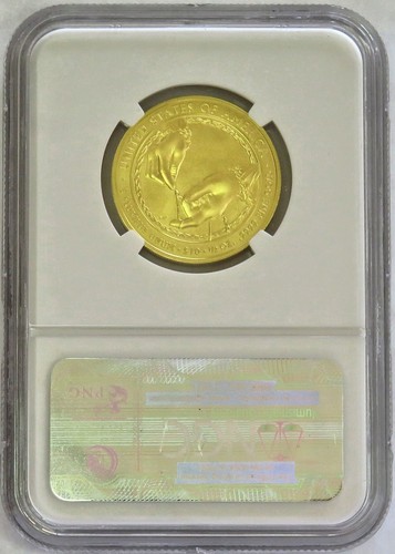 2013 W GOLD $10 IDA MCKINLEY SPOUSE 2,008 MINTED 1/2 oz NGC MS 70 EARLY RELEASES - Picture 2 of 2