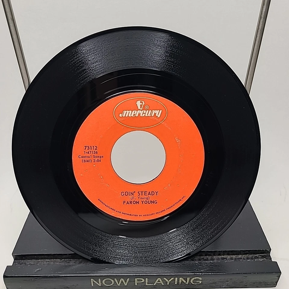 Faron Young 7" 45rpm Vinyl Lot of 4-It's Four In The Morning, That's My Way PLUS Foto 3 de 4