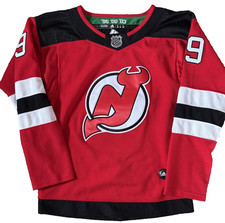 NHL Adidas New Jersey Devils Taylor Hall Hockey Red Small Jersey