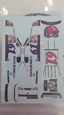 2006 #61 Chad Chaffin Taco Bell 1/64 Waterslide Decals