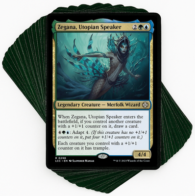 Custom Commander Deck*** Zegana, Utopian Speaker - Merfolk - EDH MTG Magic  | eBay
