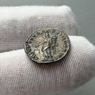 Denario in argento Imperatore Traiano Antico Conte Romano