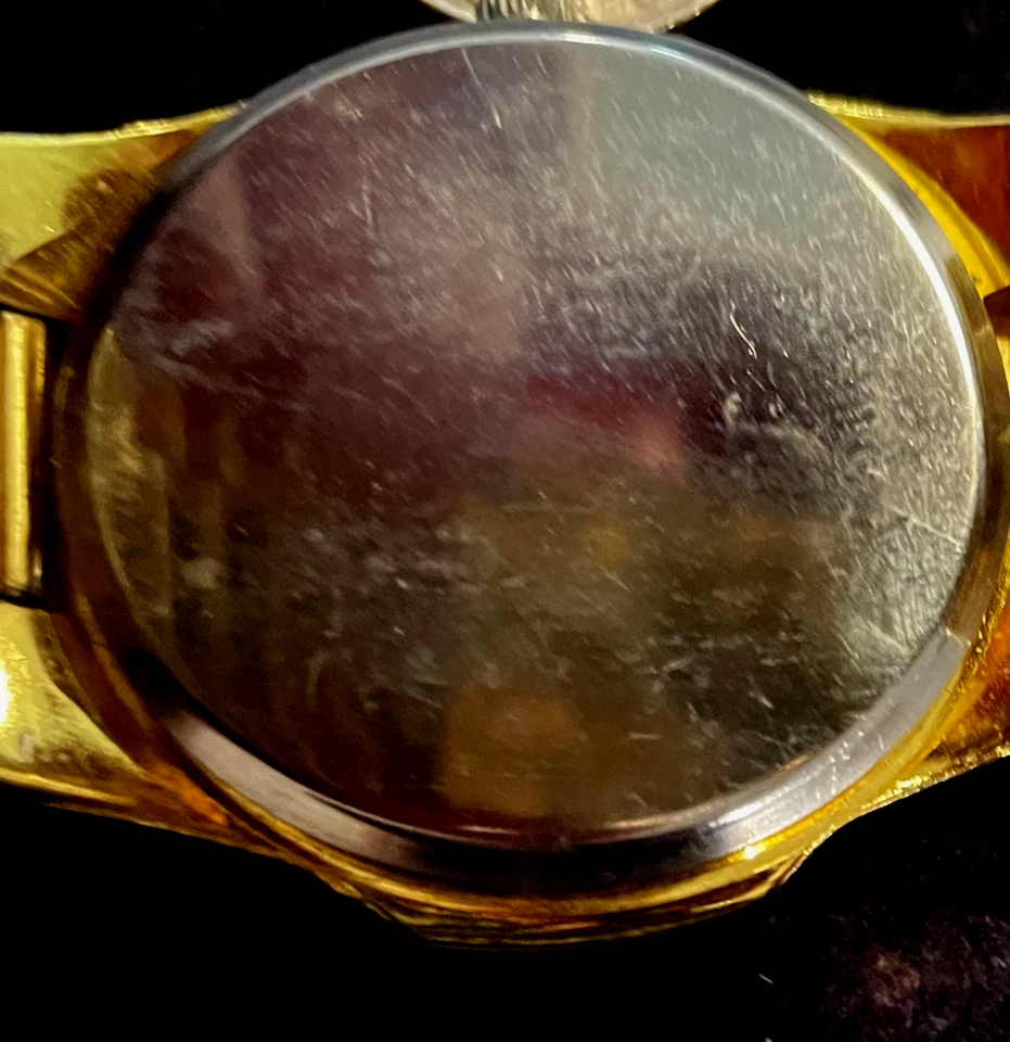 Halukakah Stargazer 18k Gold-Plated Iced-Out Watch w/Simulated Diamonds AWESOME - Image 4 of 4