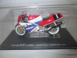 MODELO MOTO HONDA RVF ENDURANCE RACER 1990 ESCALA 1 24