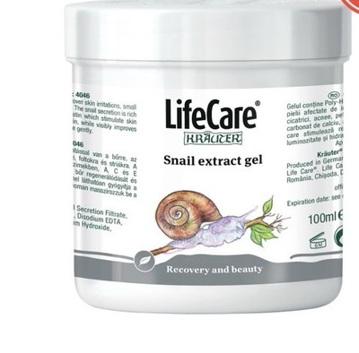 Gel, mit Schneckenextrakt, 100ml, Life Care 