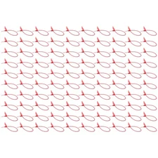 100 OEM Plastic Seals, Numbered Cable Tie Tags, Se6198