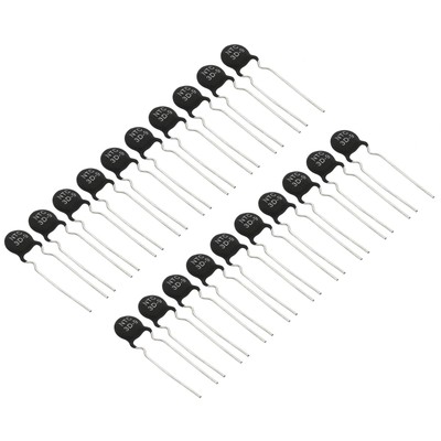 NTC Thermistors Resistors, 20Pcs 3 Ohm NTC 3 D-9 Temperature Sensor