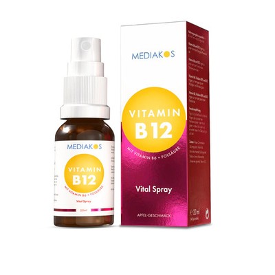 Mediakos  Vitamin B12 + B6 + Folsäure Vital Spray