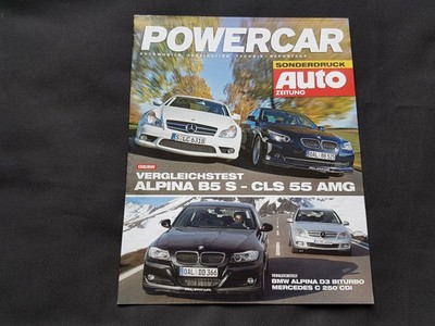 PROSPEKT brochure (GM) BMW Alpina Test Alpina B5 S CSL 55 AMG D3 Biturbo Sonderd
