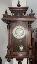 Antique German Junghans Miniature/Small Vienna Regularor Wall Clock C 1890-1910