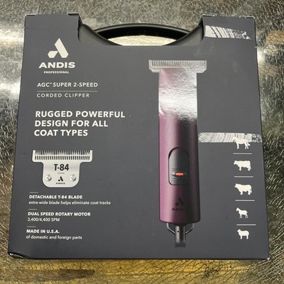 Andis 23330 Professional AGC Super 2-Speed Horse Clipper with Detachable Blade