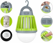 Bug Zapper Lamp Bulb Mosquito Insect Killer Lantern Outdoor Waterproof LED Light