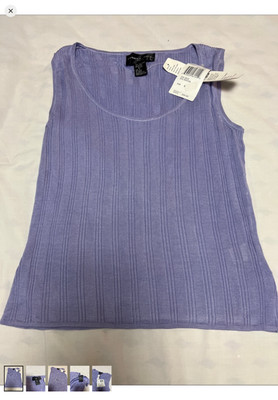 Silk/Rayon August Silk Lavender Tank