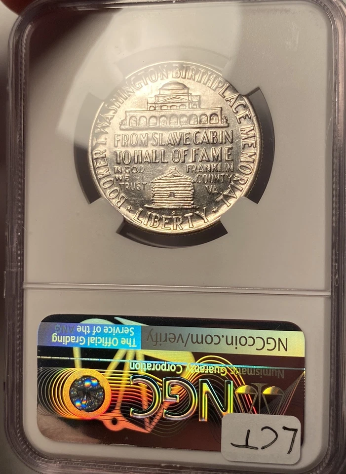 1951-S Booker T Washington Half Dollar NGC MS66PL Prooflike BTW - Image 4 of 4