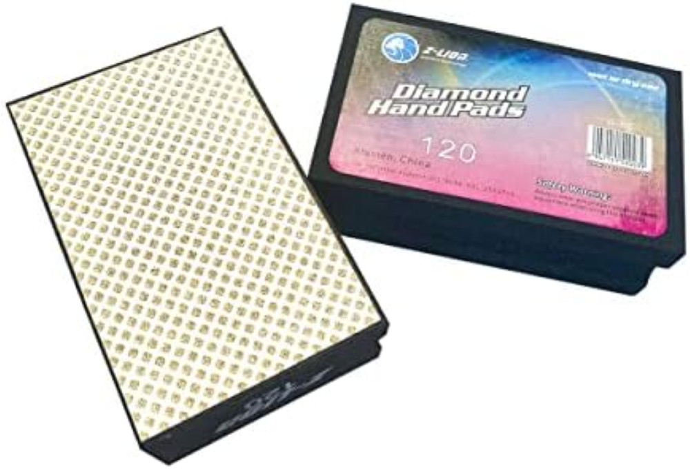 Boxonly Blocchi di levigatura diamantati elettrolitici 120 Grane Lucidatura bril