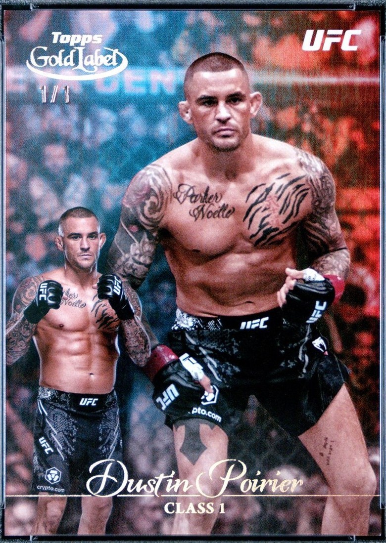 UFC TOPPS 2018 ダスティン ポワリエ サイン ポイエー 高級版 2025 Topps UFC Knockout - Quad Autographed Booklet Max Holloway
