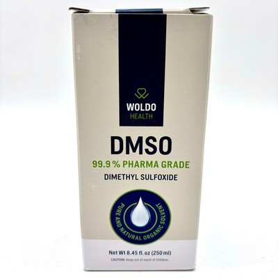 WOLDO Health DMSO 99.9% Pharma Grade Dimethyl Sulfoxide 8.45 fl oz