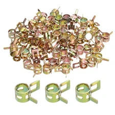 ID 7.5mm 5/16inch Fuel Line Hose Clips,Pipe Clamps,Spring Hose Clamp,70Pcs