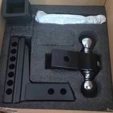 Adjustable Trailer Drop Hitch-fits 2 Inch Receiver Only-6 Drop Dual Ball Mount Adjustable Trailer Drop Hitch-fits 2 Inch Receiver Only-6 Drop Dual Ball Mount
