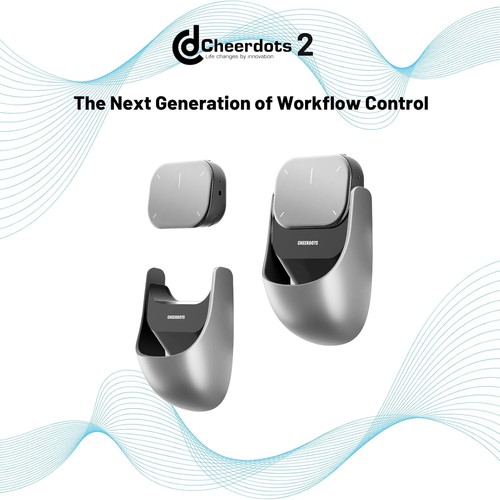 Cheerdots2 Bluetooth Amovible Air Souris Tactile Pavé Souris Split Design. - Photo 2/12