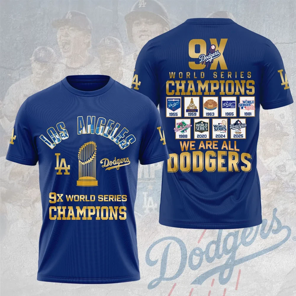 Los Angeles LA Dodger 2025 3D Apparel Hoodie