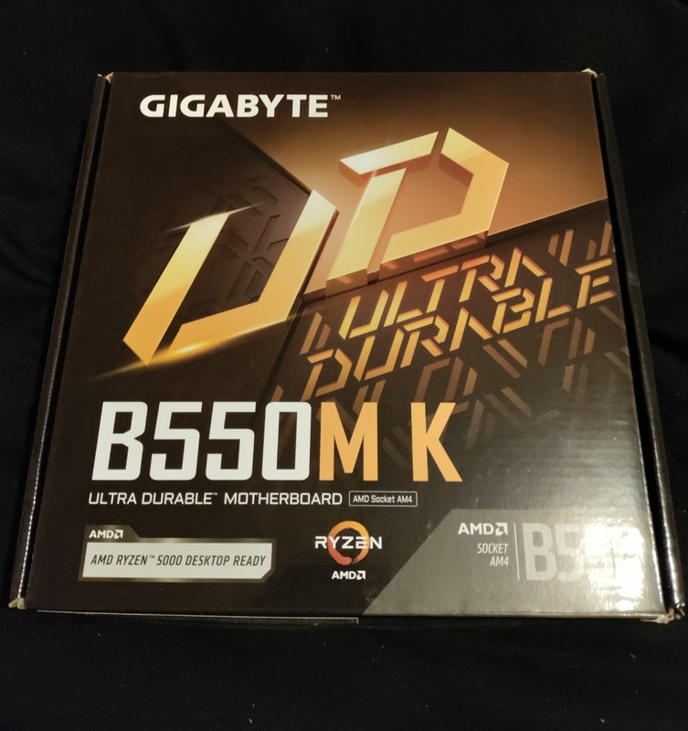 GIGABYTE B550M K AM4 AMD B550 Micro-ATX Motherboard with Dual M.2, SATA 6Gb/s